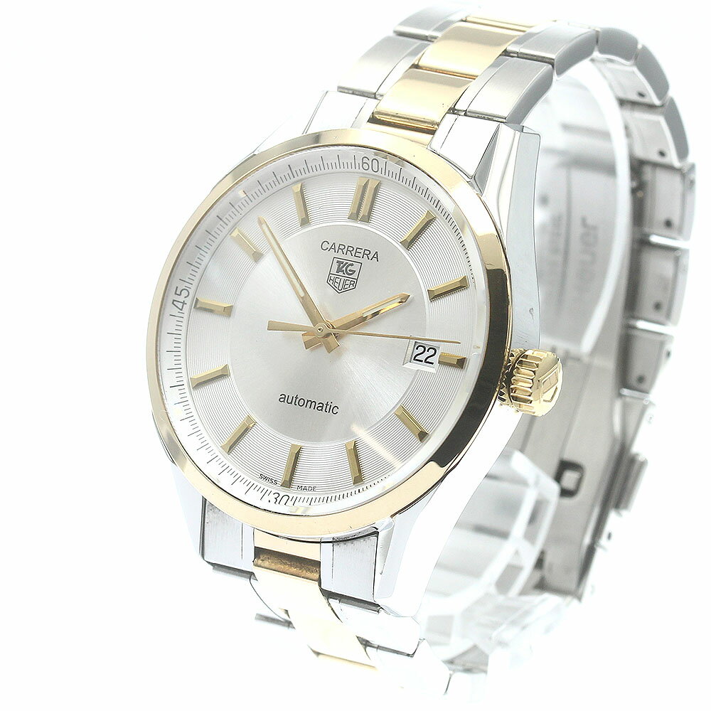 タグホイヤー TAG HEUER WV215A カレラ キャリバー5 YGコンビ デイト 自動巻き メンズ _878588【中古】