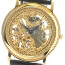 セイコー SEIKO 6899-0010/GBBD998 クレドール シグノ K18YG スケルトン 手巻き メンズ 保証書付き_878671【中古】(2)