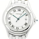 カルティエ CARTIER パンテールクーガーLM デイト クォーツ ボーイズ _881911【中古】