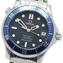 オメガ OMEGA 2222.80 シーマスター300 デイト コーアクシャル 自動巻き ボーイズ _876024【中古】