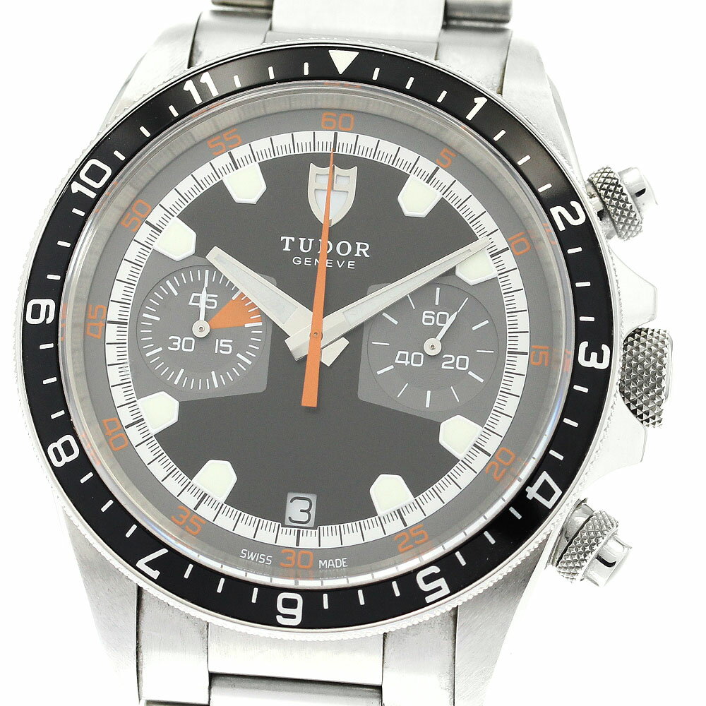 チュードル TUDOR 70330N ヘリテージ クロノ デイト 自動巻き メンズ 良品 箱・保証書付き_879032【中古】