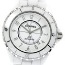 シャネル CHANEL H2981 J12 白セラミック 自動巻き メンズ _879316【ev10】【中古】
