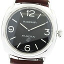 パネライ PANERAI PAM00753 ラジオミール ベース ロゴ 3デイス アッチャイオ 手巻き メンズ 美品 箱・保証書付き_881411【中古】(2)