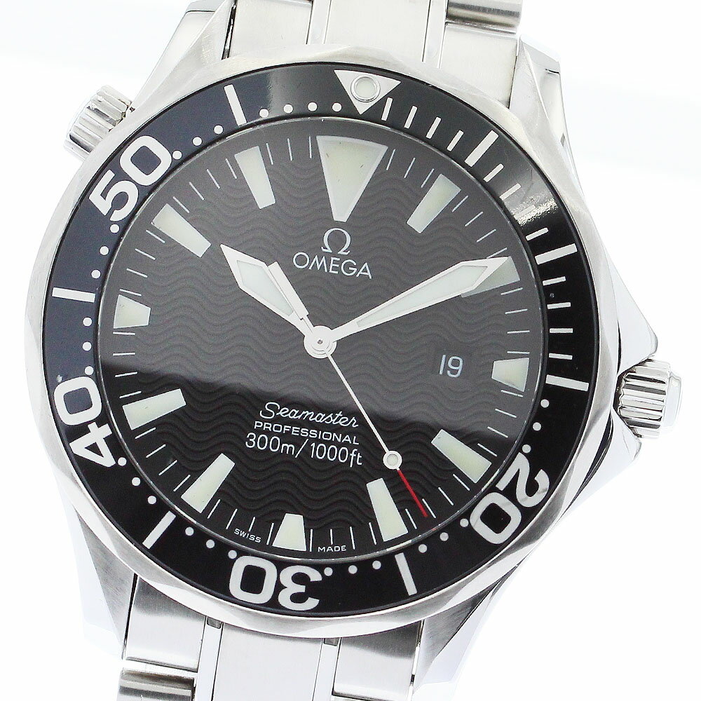 オメガ OMEGA 2264.50 シーマスター300 デイト クォーツ メンズ _879780【中古】
