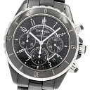 シャネル CHANEL H0940 J12 41MM 黒セラミック 自動巻き メンズ _881868【ev10】【中古】