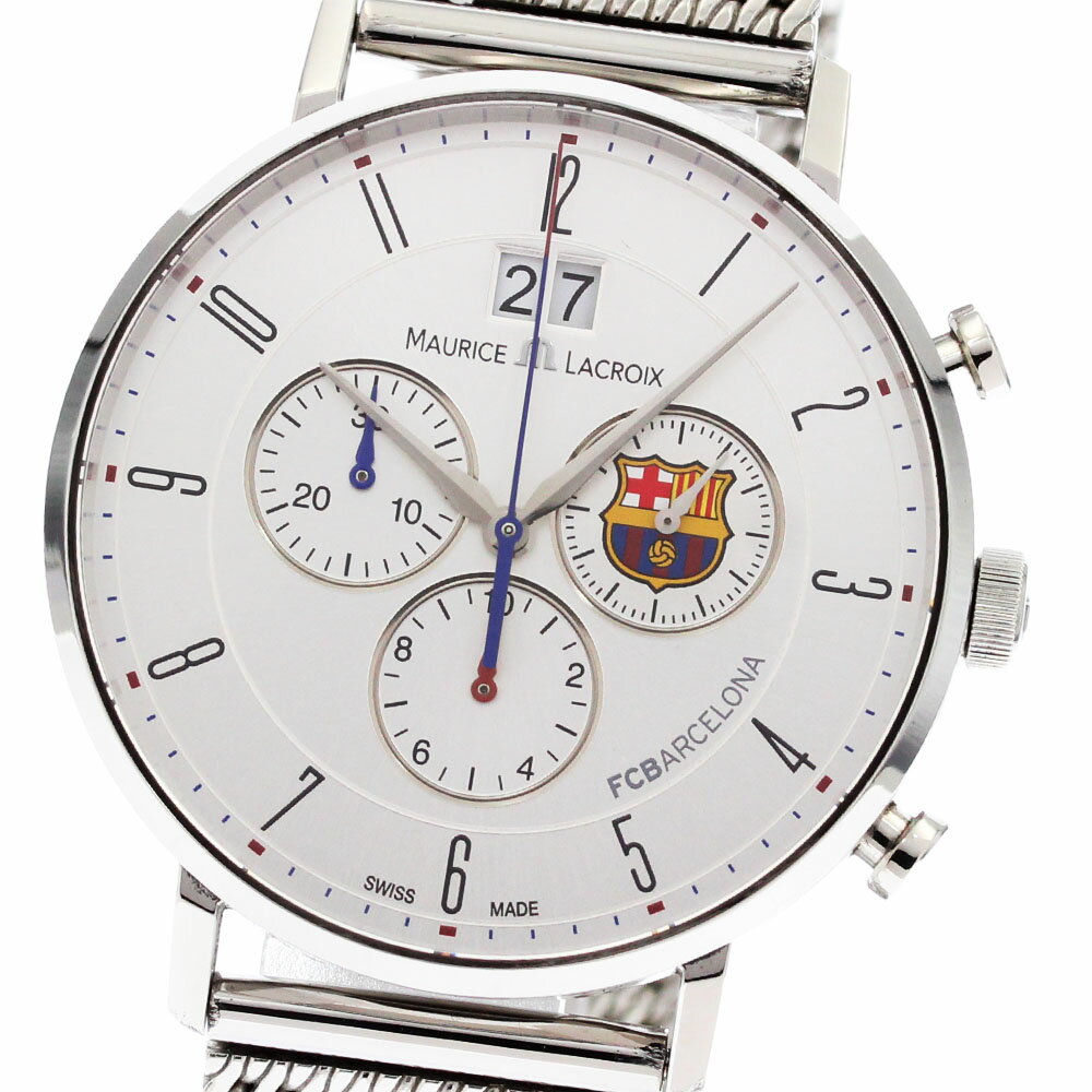 モーリス・ラクロア Maurice Lacroix EL1088-SS002-120-1 エリロス デイト クォーツ メンズ 良品 箱・保証書付き_882035【中古】