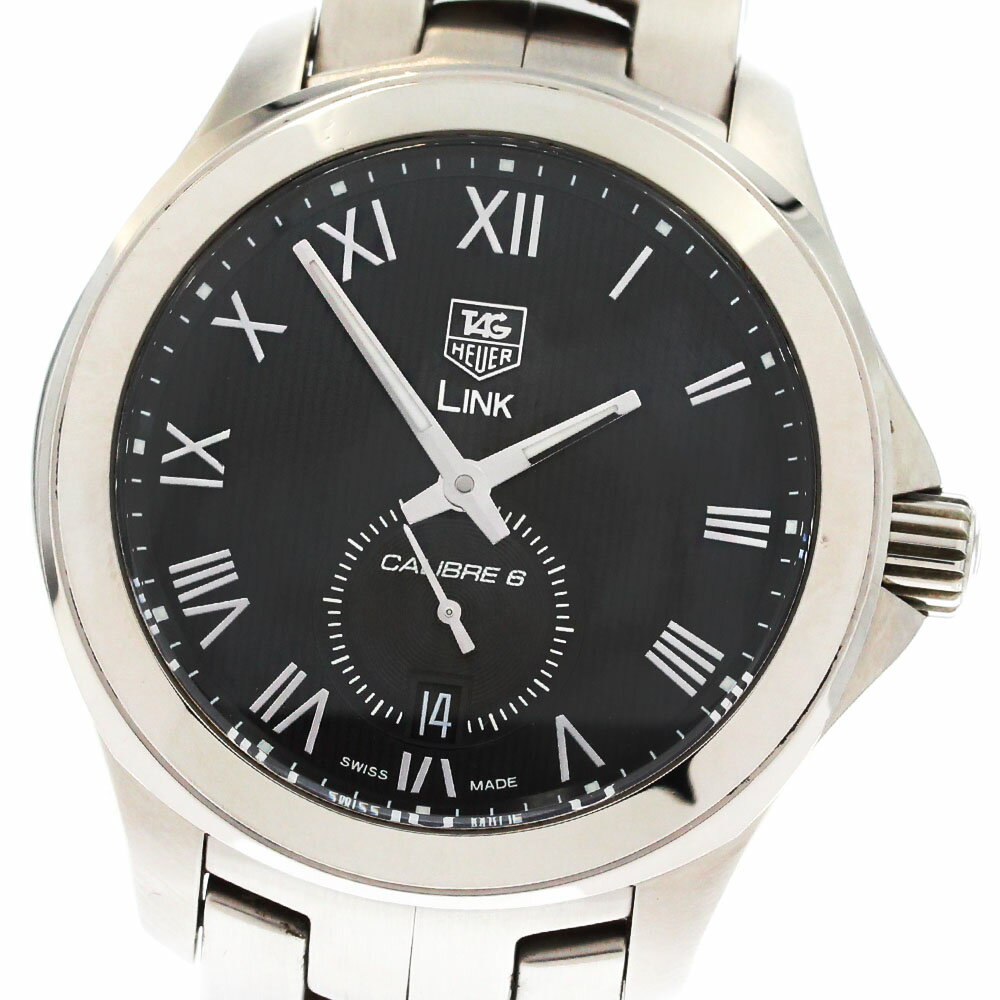 タグホイヤー TAG HEUER WAT2114 リンク キャリバー6 デイト 自動巻き メンズ 良品 _883546【中古】