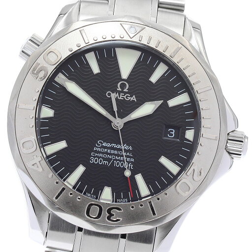 オメガ OMEGA 2230.50 シーマスター300 WGベゼル 自動巻き メンズ 保証書付き_878600【中古】 オメガ OMEGA 2230.50 シーマスター300 WGベゼル 自動巻き メンズ 保証書付き_878600【中古】
