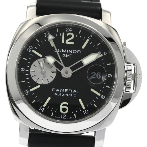 パネライ PANERAI PAM00088 ルミノール GMT デイト スモールセコンド 自動巻き メンズ 良品 箱・保証書付き_881408【中古】 パネライ PANERAI PAM00088 ルミノール GMT デイト スモールセコンド 自動巻き メンズ 良品 箱・保証書付き_881408【中古】