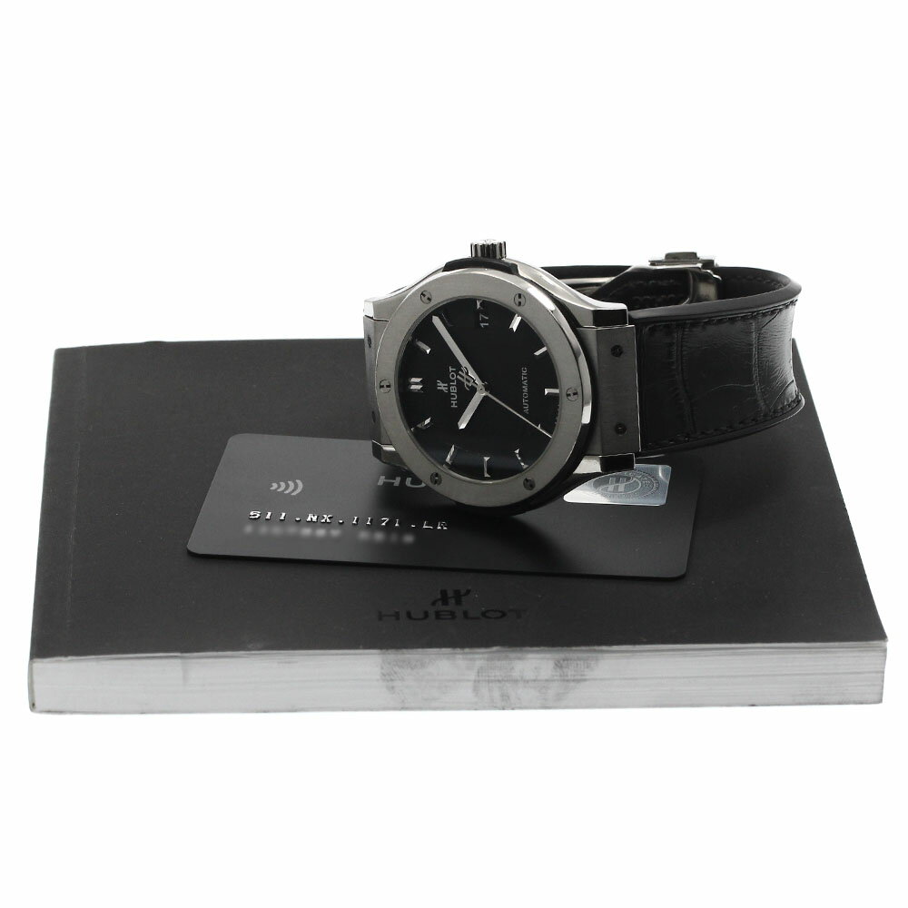 ウブロ HUBLOT 511.NX.1171.LR クラシック フュージョン デイト 自動巻き メンズ 保証書付き_870685【中古】