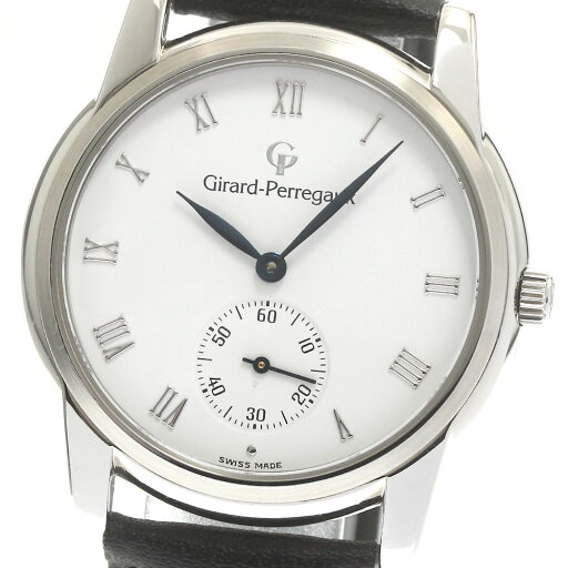 ジラール・ペルゴ GIRARD PERREGAUX 9040/90400A0.11.713 スモールセコンド 手巻き メンズ 良品 保証書付き_884111【中古】 ジラール・ペルゴ GIRARD PERREGAUX 9040/90400A0.11.713 スモールセコンド 手巻き メンズ 良品 保証書付き_884111【中古】