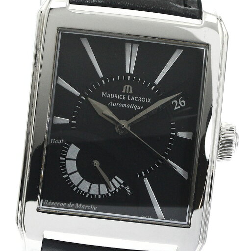 モーリスラクロア MAURICE LACROIX PT6157 ポントス レクタンギュラー パワーリザーブ 自動巻き メンズ _879185【中古】 モーリスラクロア MAURICE LACROIX PT6157 ポントス レクタンギュラー パワーリザーブ 自動巻き メンズ _879185【中古】