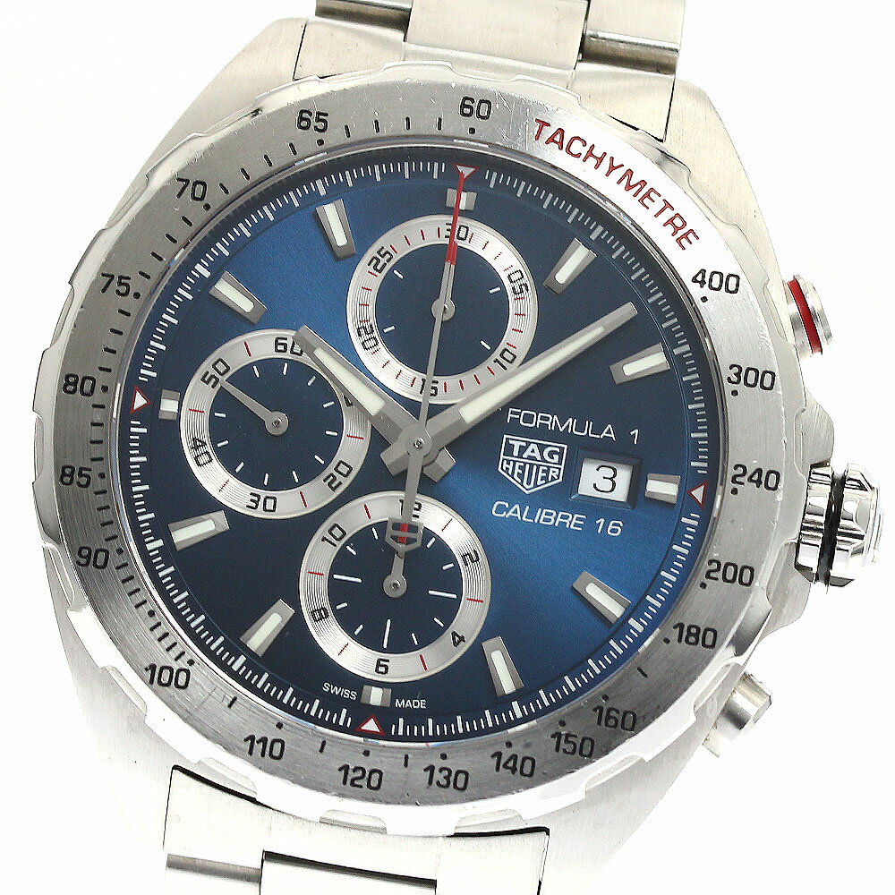 タグホイヤー TAG HEUER CAZ2015.BA0876 フォーミュラー1 キャリバー16 クロノグラフ 自動巻き メンズ 保証書付き_886075【中古】