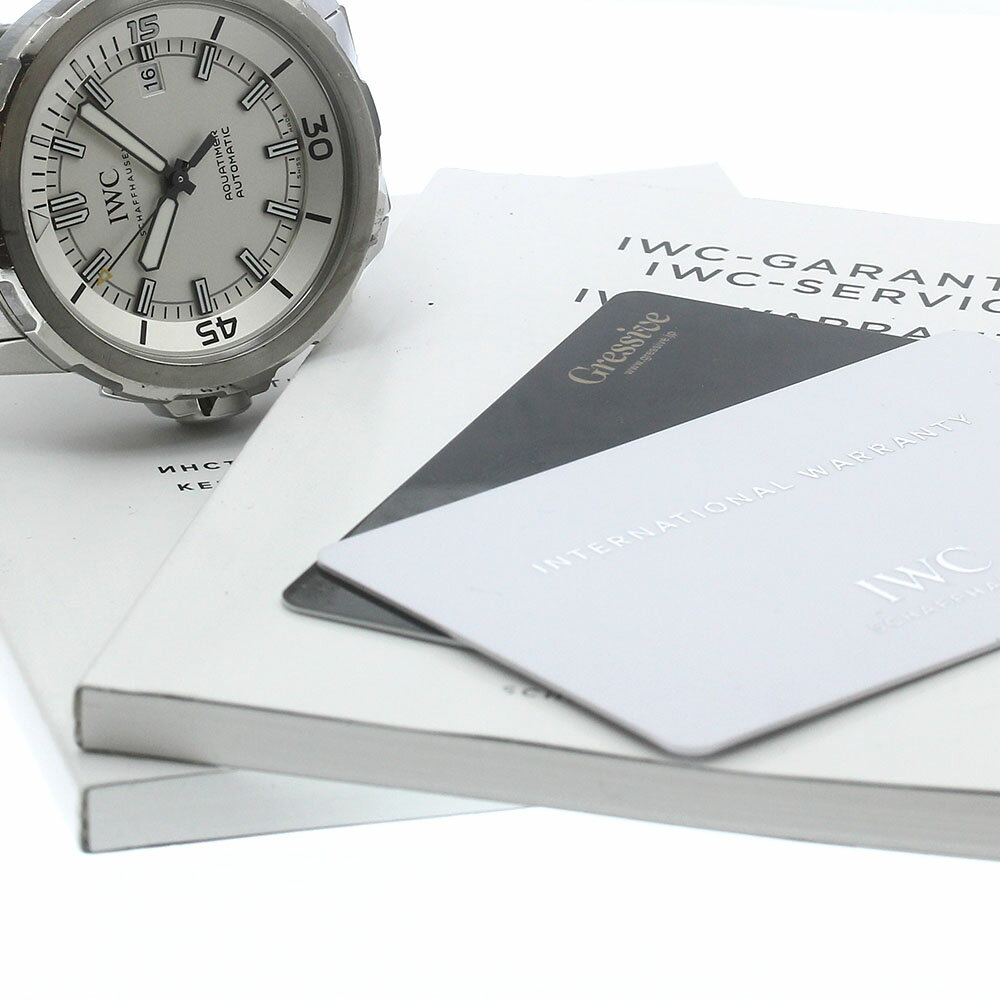 IWC IWC SCHAFFHAUSEN IW329004 アクアタイマー デイト 自動巻き メンズ 保証書付き_885513【中古】