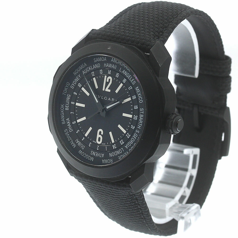 ブルガリ BVLGARI OC41SWTBU1K5DV/103486 オクト ローマ 自動巻き メンズ 良品 保証書付き_886117【中古】