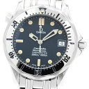 オメガ OMEGA 2552.80 シーマスター300 デイト 自動巻き ボーイズ 保証書付き_879855【中古】