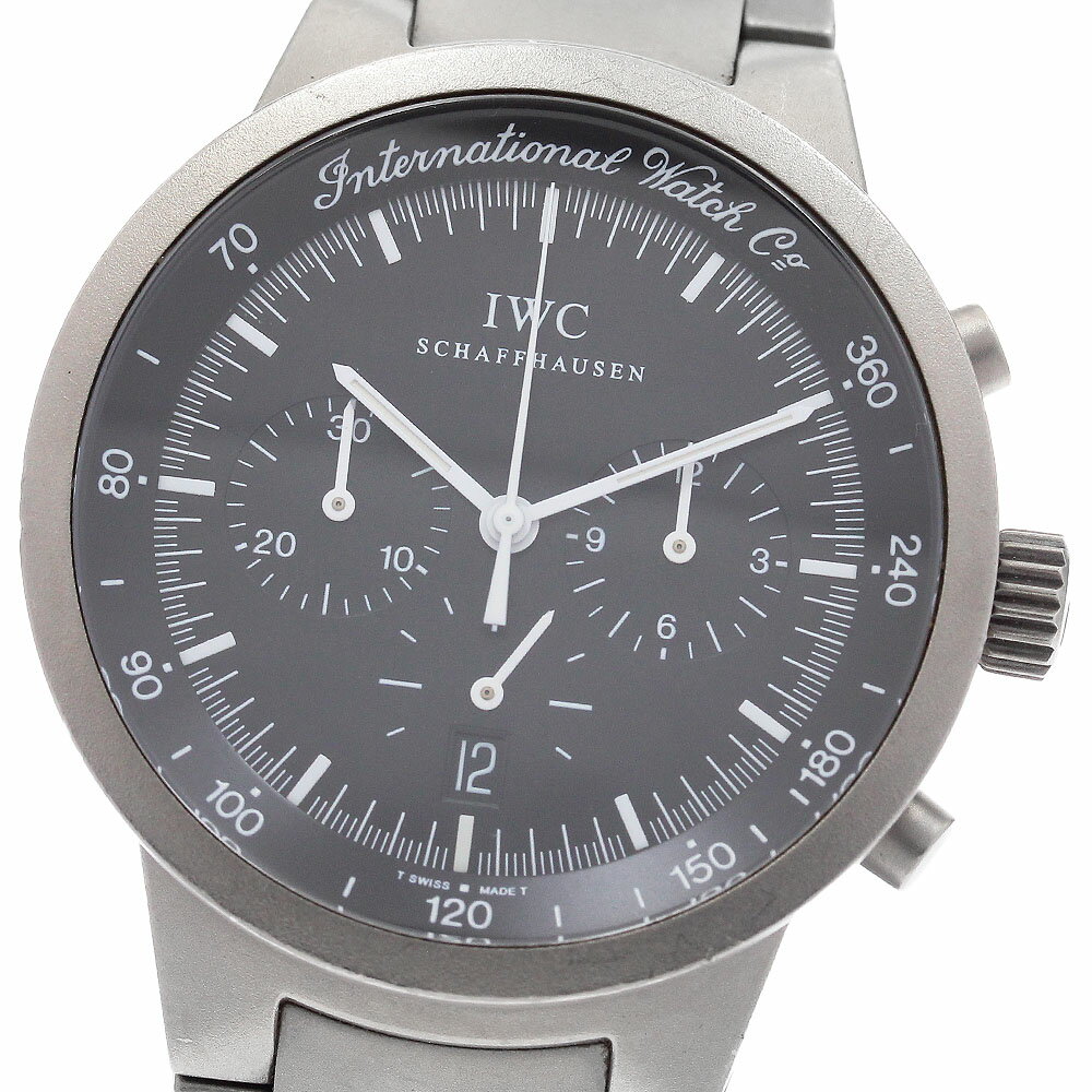 IWC SCHAFFHAUSEN IW372701 GST デイト クロノグラフ クォーツ メンズ _886215【中古】