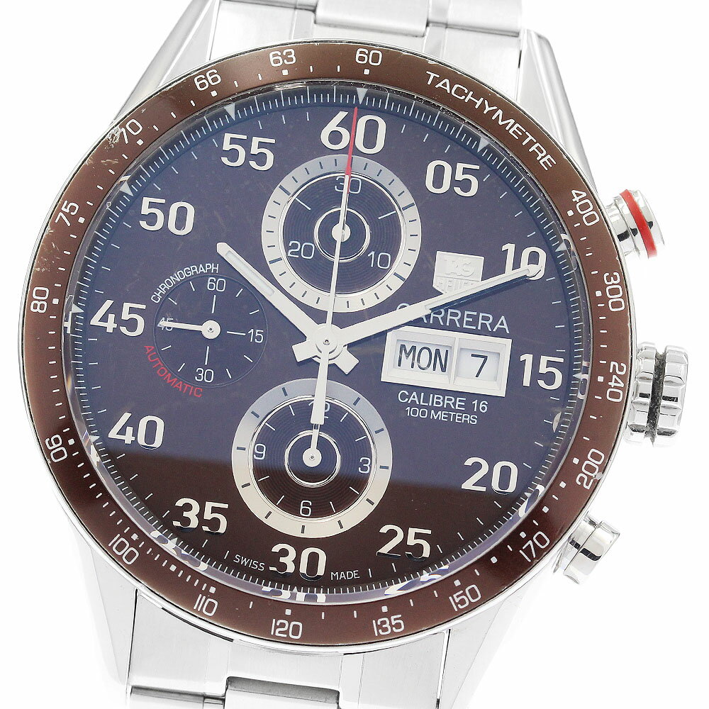 タグホイヤー TAG HEUER CV2A12.BA0796 カレラ クロノグラフ デイデイト 自動 ...