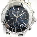 タグホイヤー TAG HEUER CJ1112 リンク デイト クロノグラフ クォーツ メンズ 保証書付き_885381【中古】