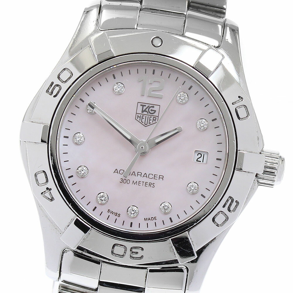 タグホイヤー TAG HEUER WAF141A.BA0813 アクアレーサー 10Pダイヤ デイト ...