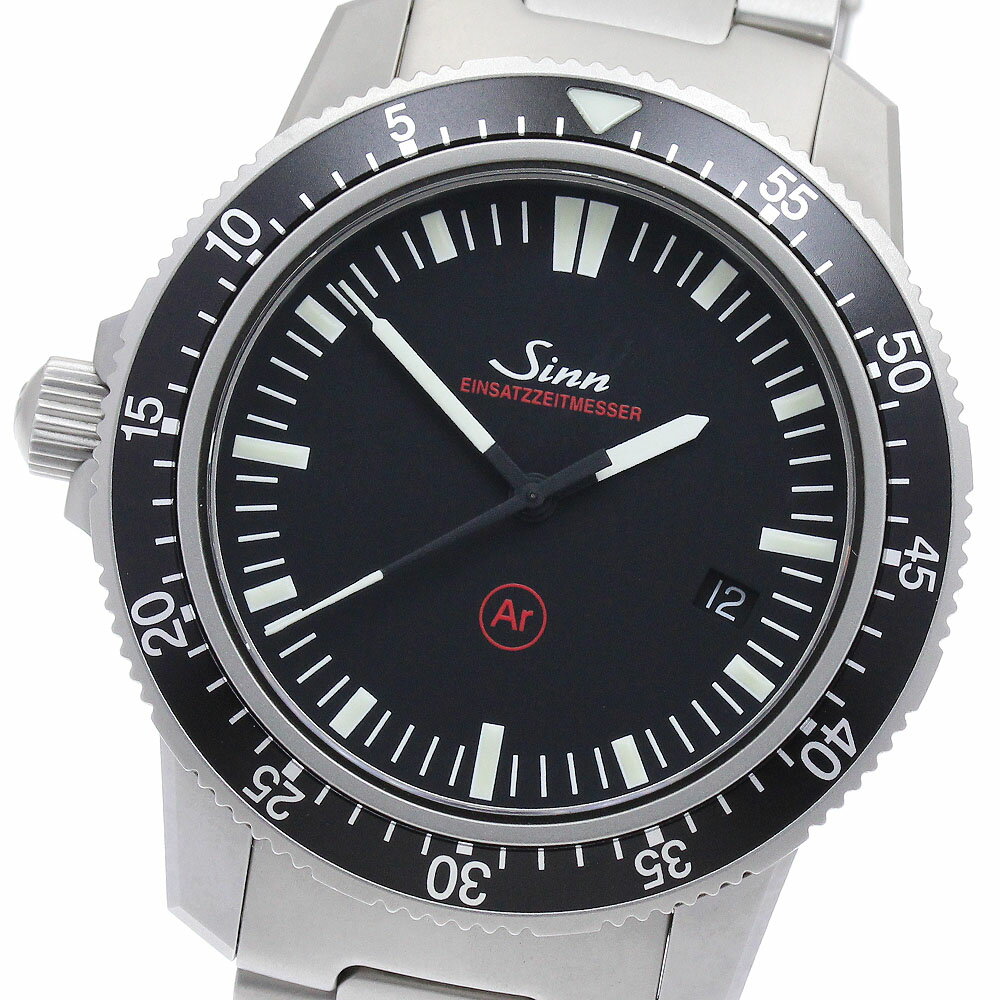 ジン Sinn 703.EZM3.F EZM3F デイト 自動巻き メンズ 良品 _888402【中古】