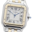 カルティエ CARTIER W25028B6 パンテールMM デイト 2ロウ クォーツ ボーイズ _883377【中古】