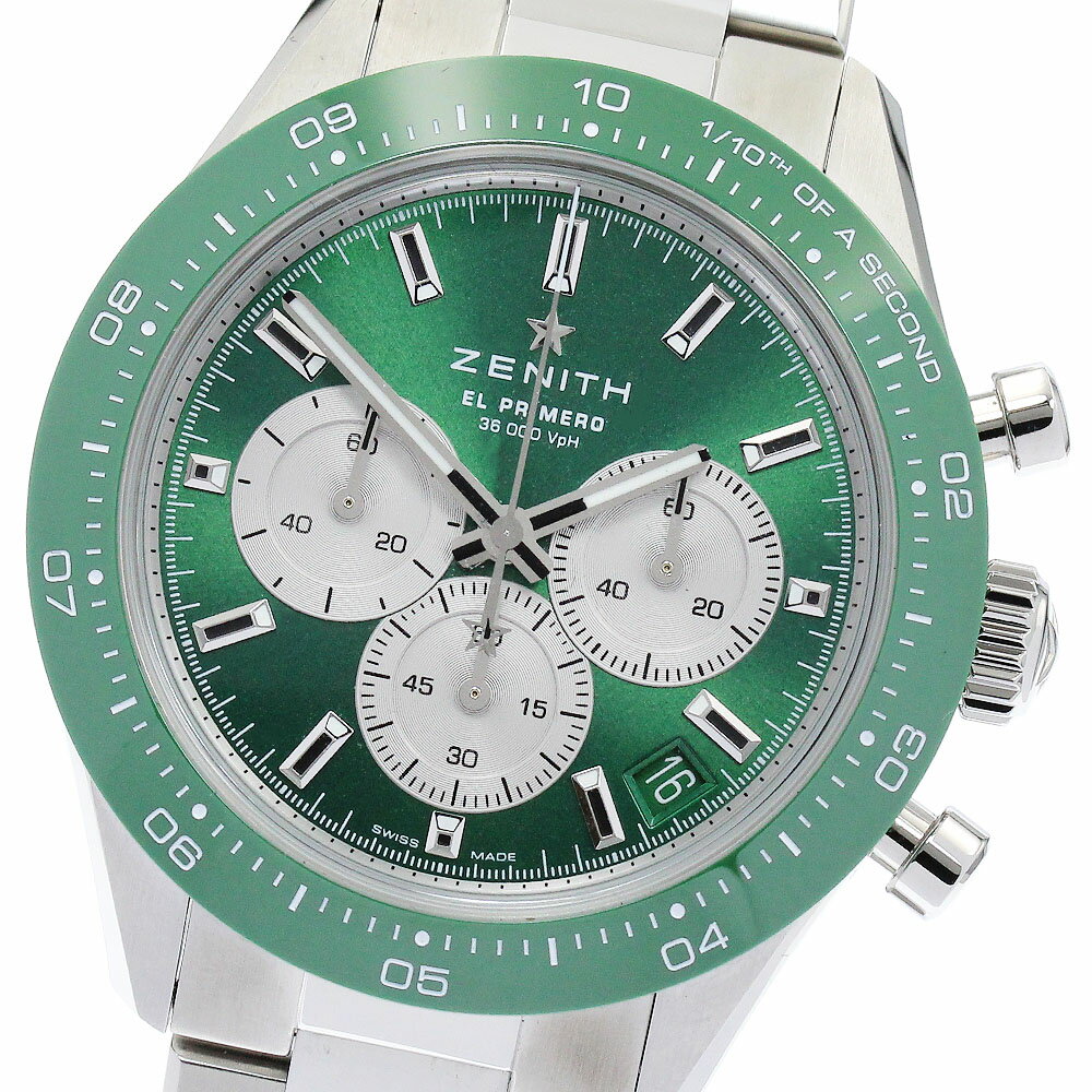 ゼニス ZENITH 03.3108.3600/57.M3100 クロノマスター スポーツ YOSHIDA SPECIAL EDITION 自動巻き メンズ 良品 箱・保証書付き_886902【中古】