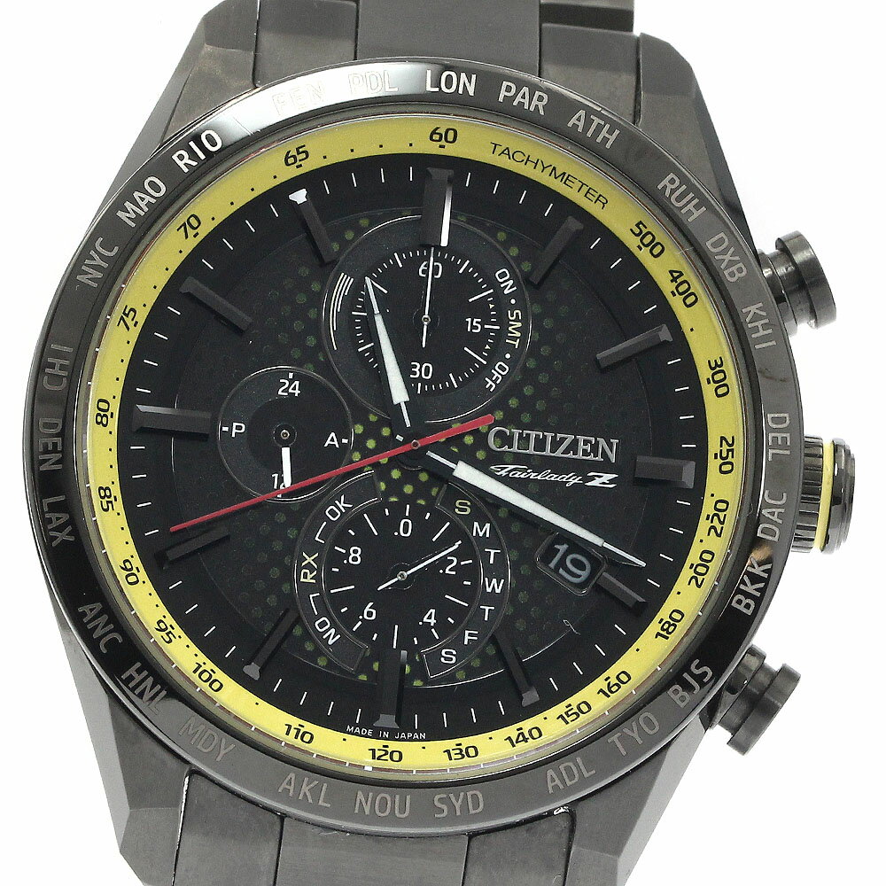 シチズン CITIZEN AT8185-89E/H804-T027679 アテッサ NISSAN FAIRLADY Z コラボ 世界限定1700本 メンズ 極美品 内箱・保証書付き_888793【中古】