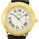 カルティエ CARTIER W1006822 マストロンド デイト クォーツ ボーイズ _889359【中古】