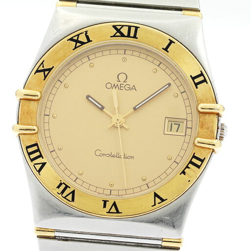 オメガ OMEGA コンステレーション ハーフバー クォーツ メンズ _888916【中古】 オメガ OMEGA コンステレーション ハーフバー クォーツ メンズ _888916【中古】