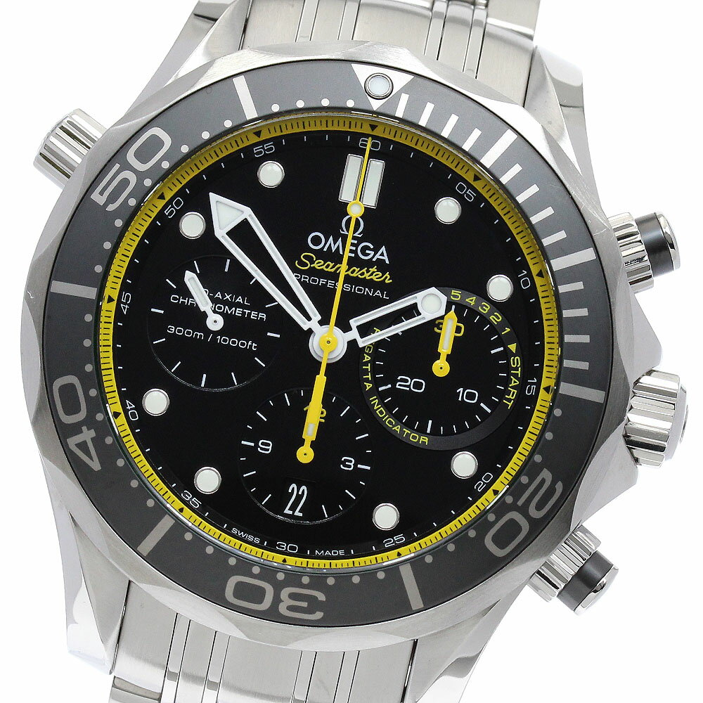オメガ OMEGA 212.30.44.50.01.002 シーマスター ダイバー 300m コーアクシャル クロノグラフ 自動巻き メンズ 良品 箱・保証書付き_886331【中古】