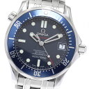 オメガ OMEGA 2222.80 シーマスター300 デイト コーアクシャル 自動巻き ボーイズ 保証書付き_886837【中古】