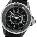 シャネル CHANEL H0681 J12 黒セラミック デイト クォーツ レディース _887076【中古】(2)