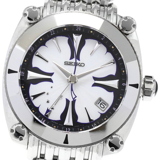 セイコー SEIKO SBLA053/5R66-0AN0 ガランテ GMT パワーリザーブ スプリングドライブ メンズ 箱・保証書付き_890427【中古】 セイコー SEIKO SBLA053/5R66-0AN0 ガランテ GMT パワーリザーブ スプリングドライブ メンズ 箱・保証書付き_890427【中古】