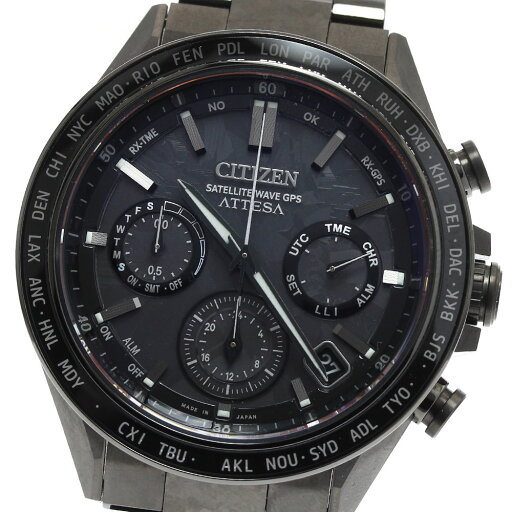 シチズン CITIZEN F950-002XB03/CC4067-66E アテッサ ACT Line HAKUTO-R コラボレーション限定モデル ソーラー電波 メンズ 美品 _890816【中古】 シチズン CITIZEN F950-002XB03/CC4067-66E アテッサ ACT Line HAKUTO-R コラボレーション限定モデル ソーラー電波 メンズ 美品 _890816【中古】