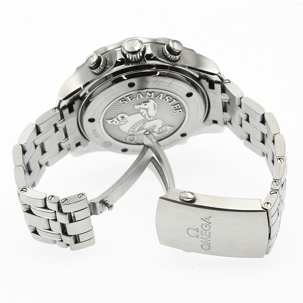 オメガ OMEGA 212.30.44.50.01.002 シーマスター ダイバー 300m コーアクシャル クロノグラフ 自動巻き メンズ 美品 _877559【中古】