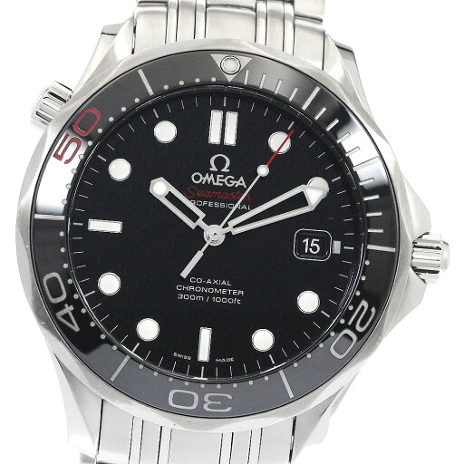 オメガ OMEGA シーマスター ダイバー 300M 50周年モデル コーアクシャル 自動巻き メンズ 保証書付き_886750【中古】 オメガ OMEGA シーマスター ダイバー 300M 50周年モデル コーアクシャル 自動巻き メンズ 保証書付き_886750【中古】