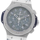 ウブロ HUBLOT 301.SL.2770.NR.JEANS ビッグバン ジーンズ クロノグラフ 自動巻き メンズ 保証書付き_890291【中古】