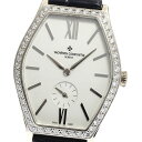 ヴァシュロン・コンスタンタン VACHERON CONSTANTIN 81515/000G-9891 マルテ K18WG ダイヤベゼル 手巻き ボーイズ 良品 ...