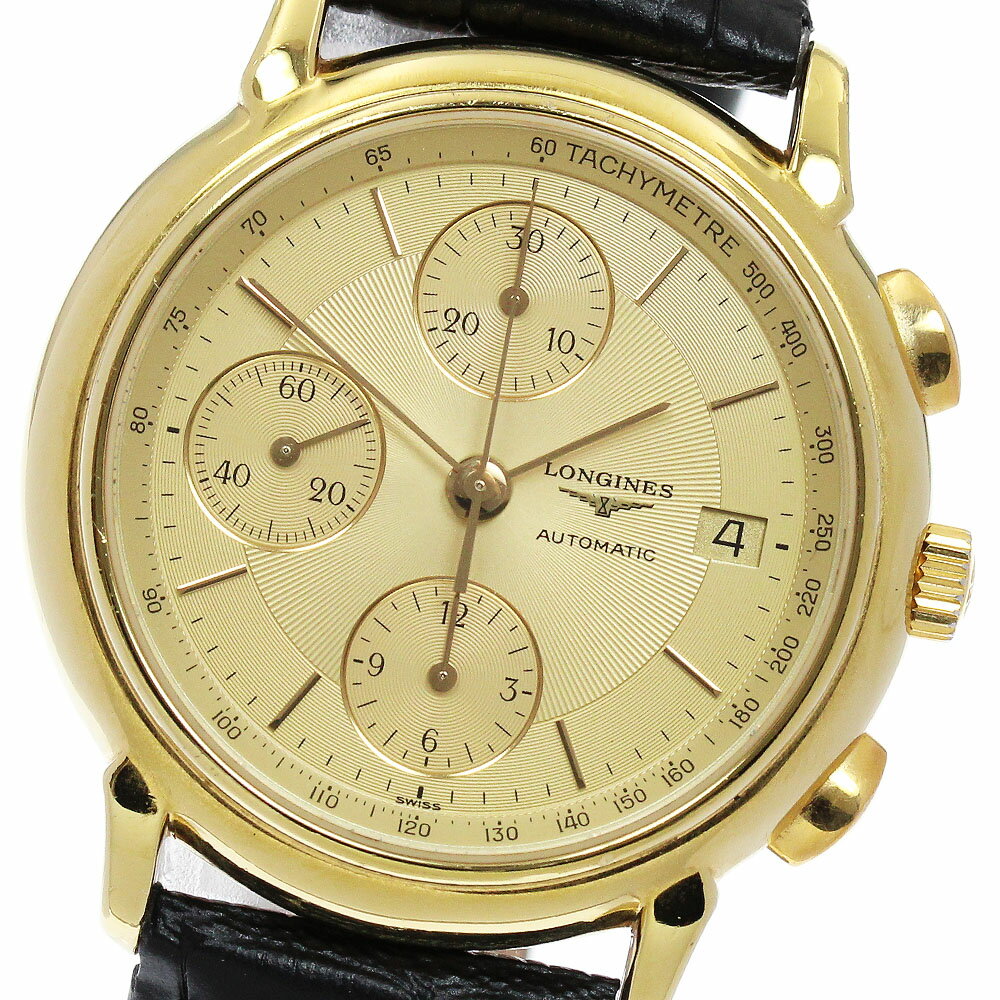 ロンジン LONGINES L4.686.2 レ・グランクラシック クロノグラフ デイト 自動巻き メンズ _889704【ev15】【中古】