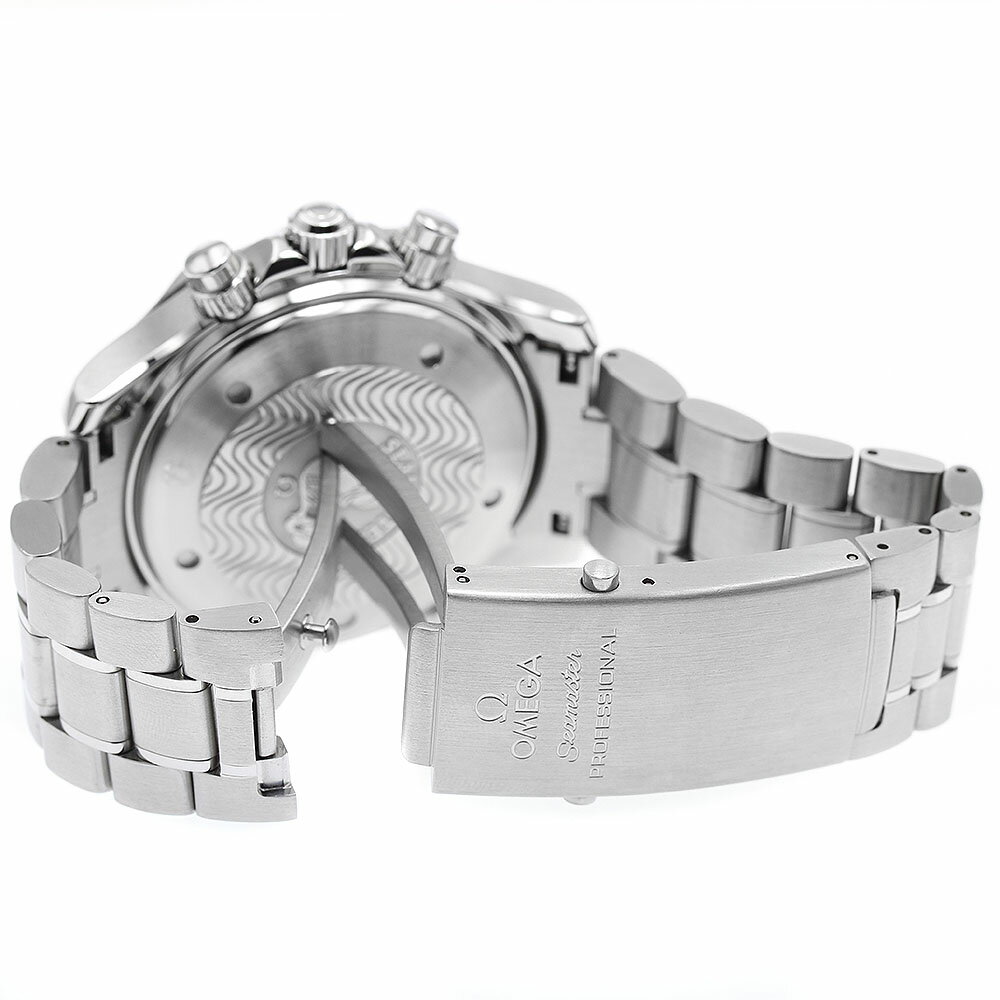 オメガ OMEGA 2594.50 シーマスター300 クロノグラフ デイト 自動巻き メンズ 良品 _890077【中古】