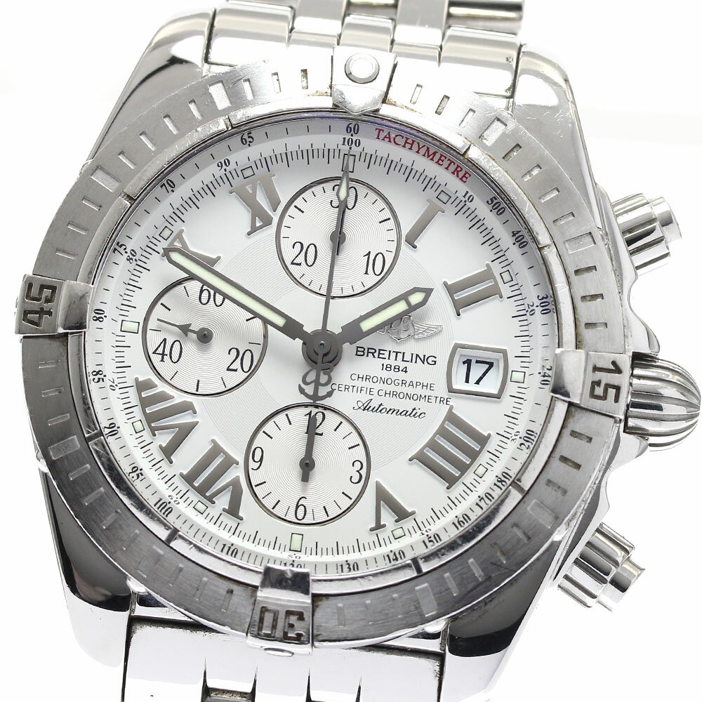 ブライトリング BREITLING A13356 クロノマット エボリューション クロノグラフ 自動巻き メンズ _888594【中古】