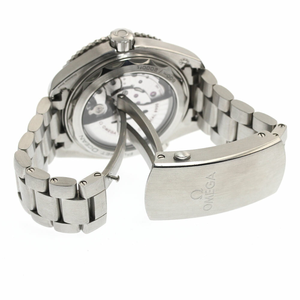 オメガ OMEGA 215.30.44.21.01.001 シーマスター プラネットオーシャン600M マスタークロノメーター デイト 自動巻き メンズ _890119【中古】