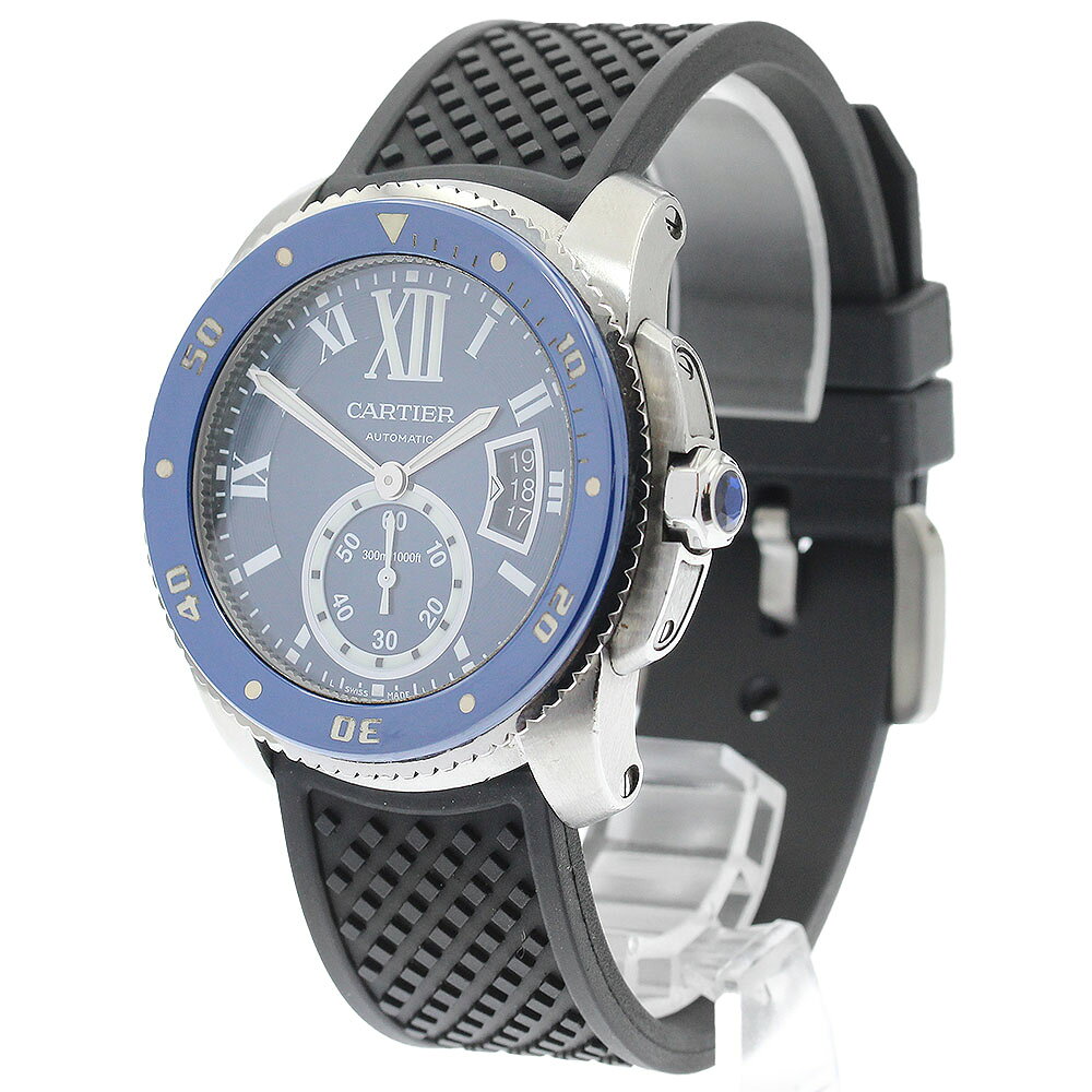 カルティエ CARTIER WSCA0010 カリブル ドゥ カルティエ ダイバー デイト 自動巻き...