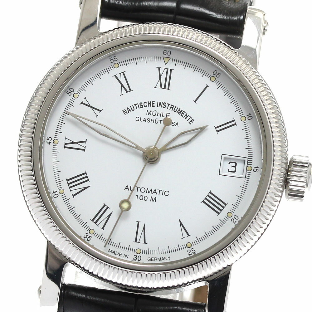 ミューレグラスヒュッテ Muhle Glashutte M1-31-60 デイト 自動巻き ボーイズ _890796【中古】