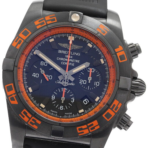 ブライトリング BREITLING MB0111 クロノマット44 レイブン クロノグラフ デイト 自動巻き メンズ 良品 箱・保証書付き_889744【中古】 ブライトリング BREITLING MB0111 クロノマット44 レイブン クロノグラフ デイト 自動巻き メンズ 良品 箱・保証書付き_889744【中古】