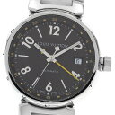 ルイ・ヴィトン LOUIS VUITTON Q1131 タンブール GMT デイト 自動巻き メンズ _875311【中古】
