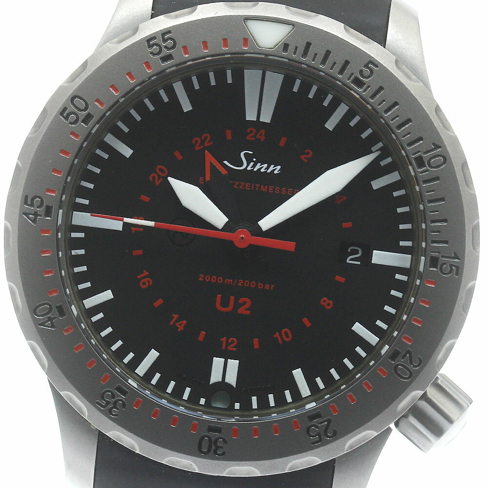 ジン Sinn 1020 U2 デイト 自動巻き メンズ 良品 保証書付き_891260【中古】