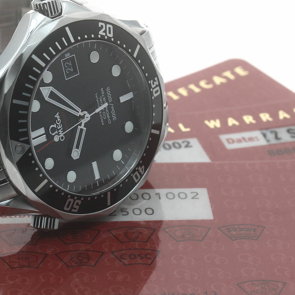 オメガ OMEGA 212.30.41.20.01.002 シーマスター ダイバー 300M デイト コーアクシャル 自動巻き メンズ 保証書付き_888158【中古】