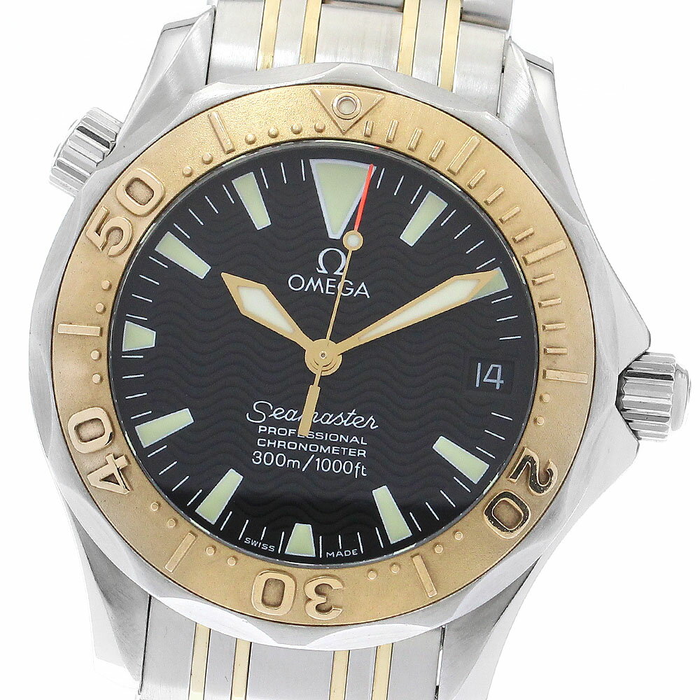 オメガ OMEGA 2453.50 シーマスター300 プロフェッショナル SS/YG 自動巻き ボーイズ 良品 _888170【中古】